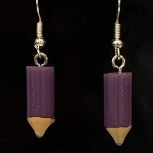 Pencil Earring, Teacher Earring, Teacher Appreciation Gift, School earring, Art